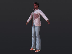 Woman 23 With 52 Animations 32 Morphs 3Dモデル