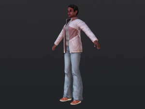 Woman 23 With 52 Animations 32 Morphs 3D Model