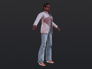 Woman 23 With 52 Animations 32 Morphs 3Dモデル
