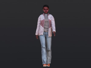 Woman 23 With 52 Animations 32 Morphs 3Dモデル