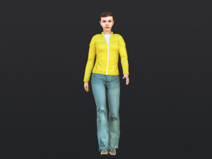Woman 25 With 52 Animations 32 Morphs 3Dモデル