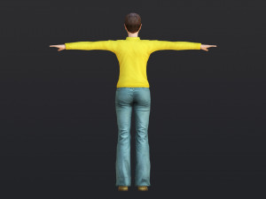 Woman 25 With 52 Animations 32 Morphs 3Dモデル