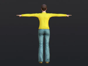 Woman 25 With 52 Animations 32 Morphs 3D Model