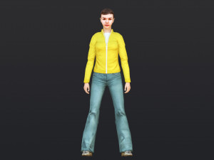 Woman 25 With 52 Animations 32 Morphs 3Dモデル