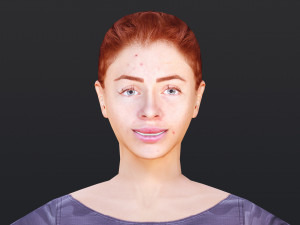 Woman 26 With 52 Animations 32 Morphs 3Dモデル