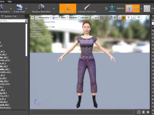 Woman 26 With 52 Animations 32 Morphs 3D Model