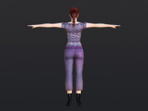 Woman 26 With 52 Animations 32 Morphs 3Dモデル