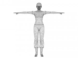 Woman 26 With 52 Animations 32 Morphs 3Dモデル