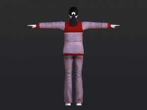 Woman 27 With 52 Animations 32 Morphs 3D Model