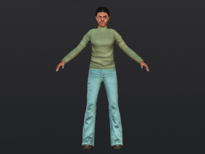 Woman 28 With 52 Animations 32 Morphs 3D Model