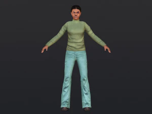 Woman 28 With 52 Animations 32 Morphs 3D Model