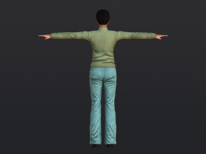 Woman 28 With 52 Animations 32 Morphs 3D Model