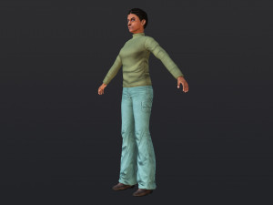 Woman 28 With 52 Animations 32 Morphs 3D Model