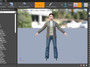 Woman 30 With 52 Animations 32 Morphs 3D Модель
