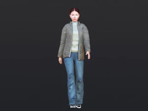 Woman 30 With 52 Animations 32 Morphs 3D Model