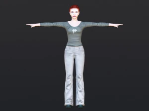 Woman 31 With 52 Animations 32 Morphs 3D Model