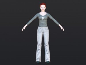 Woman 31 With 52 Animations 32 Morphs 3D 模型