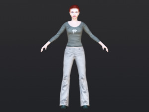 Woman 31 With 52 Animations 32 Morphs 3D 模型
