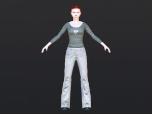 Woman 31 With 52 Animations 32 Morphs 3D Model