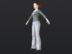 Woman 31 With 52 Animations 32 Morphs 3D Model