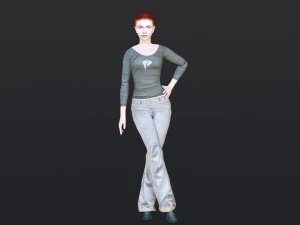 Woman 31 With 52 Animations 32 Morphs 3D Model