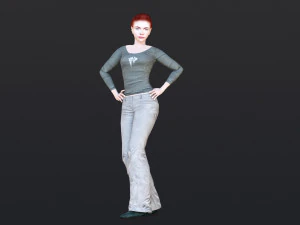 Woman 31 With 52 Animations 32 Morphs 3D Model