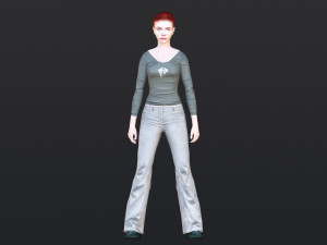 Woman 31 With 52 Animations 32 Morphs 3D 模型