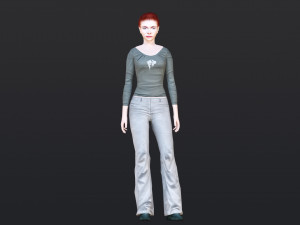 Woman 31 With 52 Animations 32 Morphs 3D 模型