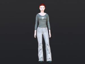 Woman 31 With 52 Animations 32 Morphs 3D Model