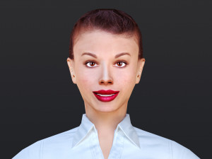 Woman 32 With 52 Animations 32 Morphs 3D 模型