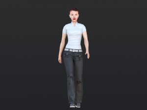 Woman 32 With 52 Animations 32 Morphs 3D 模型