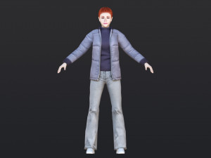 Woman 33 With 52 Animations 32 Morphs 3Dモデル