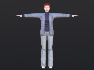 Woman 33 With 52 Animations 32 Morphs 3Dモデル