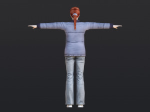Woman 33 With 52 Animations 32 Morphs 3Dモデル