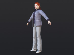 Woman 33 With 52 Animations 32 Morphs 3Dモデル