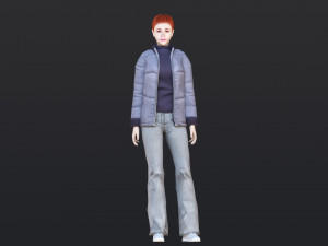 Woman 33 With 52 Animations 32 Morphs 3Dモデル