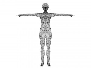 Woman 34 With 52 Animations 32 Morphs 3D 模型