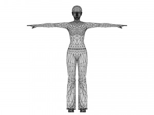 Woman 35 With 52 Animations 32 Morphs Modello 3D