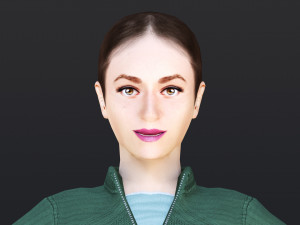 Woman 21 To 25 With 52 Animations 32 Morphs Model 3D