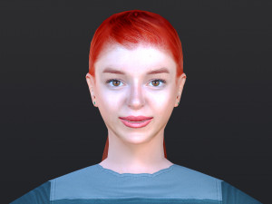 Woman 21 To 25 With 52 Animations 32 Morphs Model 3D