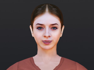 Woman 21 To 25 With 52 Animations 32 Morphs Model 3D