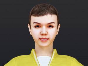 Woman 21 To 25 With 52 Animations 32 Morphs Model 3D