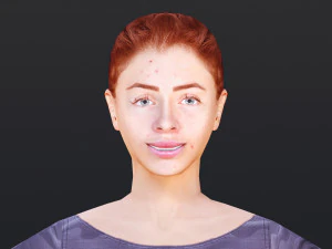 Wanita 26 Sampai 30 Dengan 52 Animasi 32 Morf Model 3D