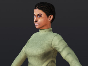 Woman 26 To 30 With 52 Animations 32 Morphs 3D 模型