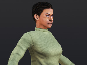 Woman 26 To 30 With 52 Animations 32 Morphs 3D 模型