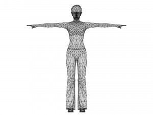 Woman 31 To 35 With 52 Animations 32 Morphs 3D-Modell
