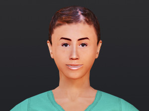 Woman 31 To 35 With 52 Animations 32 Morphs 3D-Modell