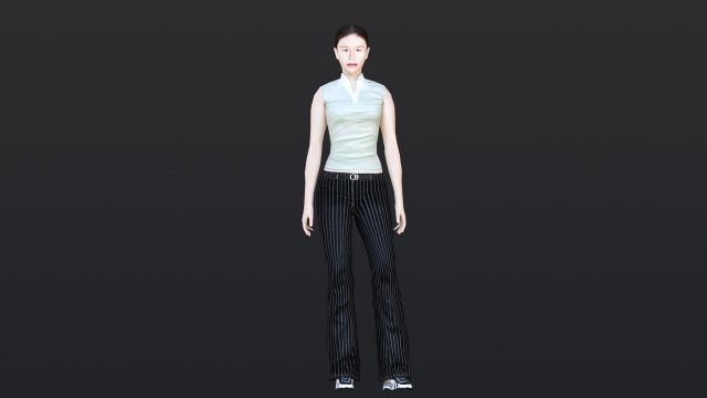 Woman 36 With 52 Animations 32 Morphs Modèle 3D .c4d .max .obj .3ds .fbx .stl .blend 