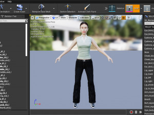 Woman 36 With 52 Animations 32 Morphs Modèle 3D