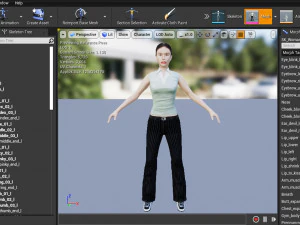 Woman 36 With 52 Animations 32 Morphs 3D Model